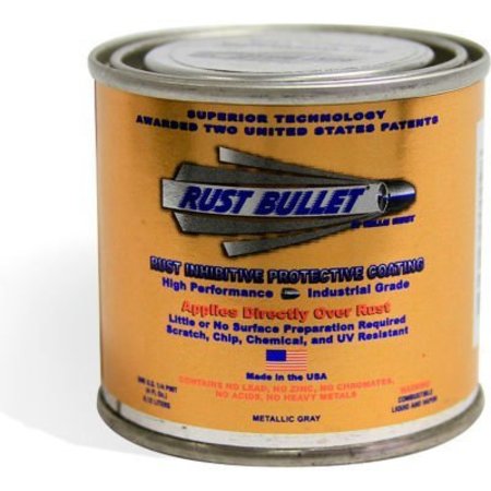 RUST BULLET LLC Rust Bullet Industrial Formula Rust Inhibitive Coating 1/4 Pint Can RB09